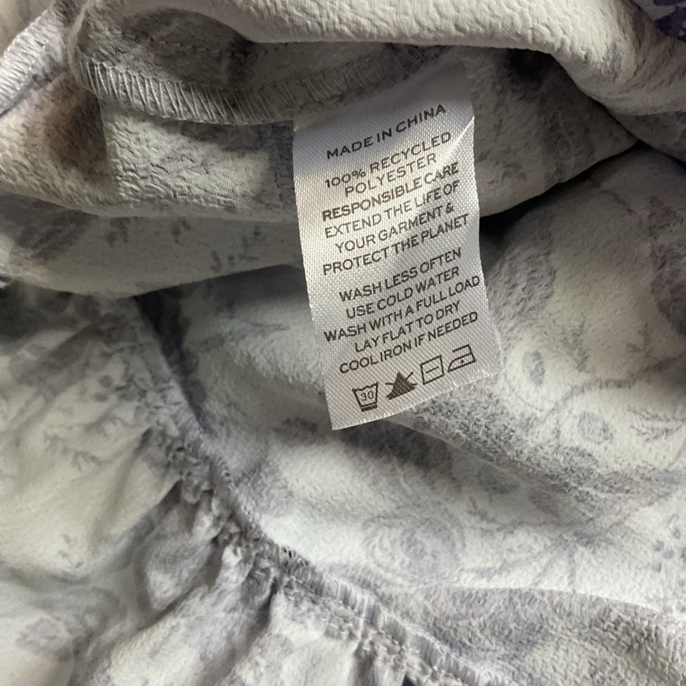 Hill House Home Talia Dress Lilac Tonal Crepe size XS - Picture 8 of 9